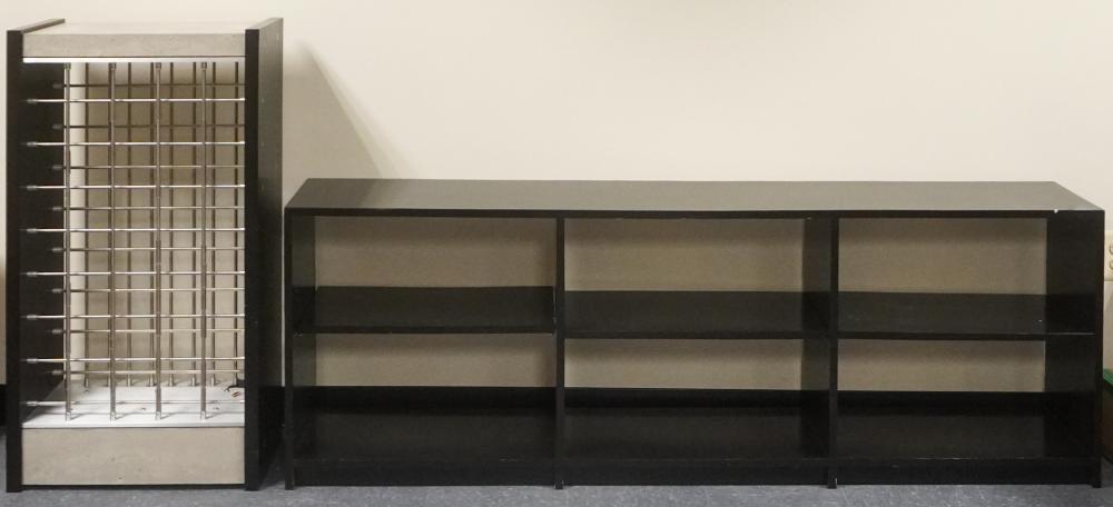 CONTEMPORARY BLACK PAINTED