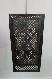 CONTEMPORARY BLACK PAINTED MET