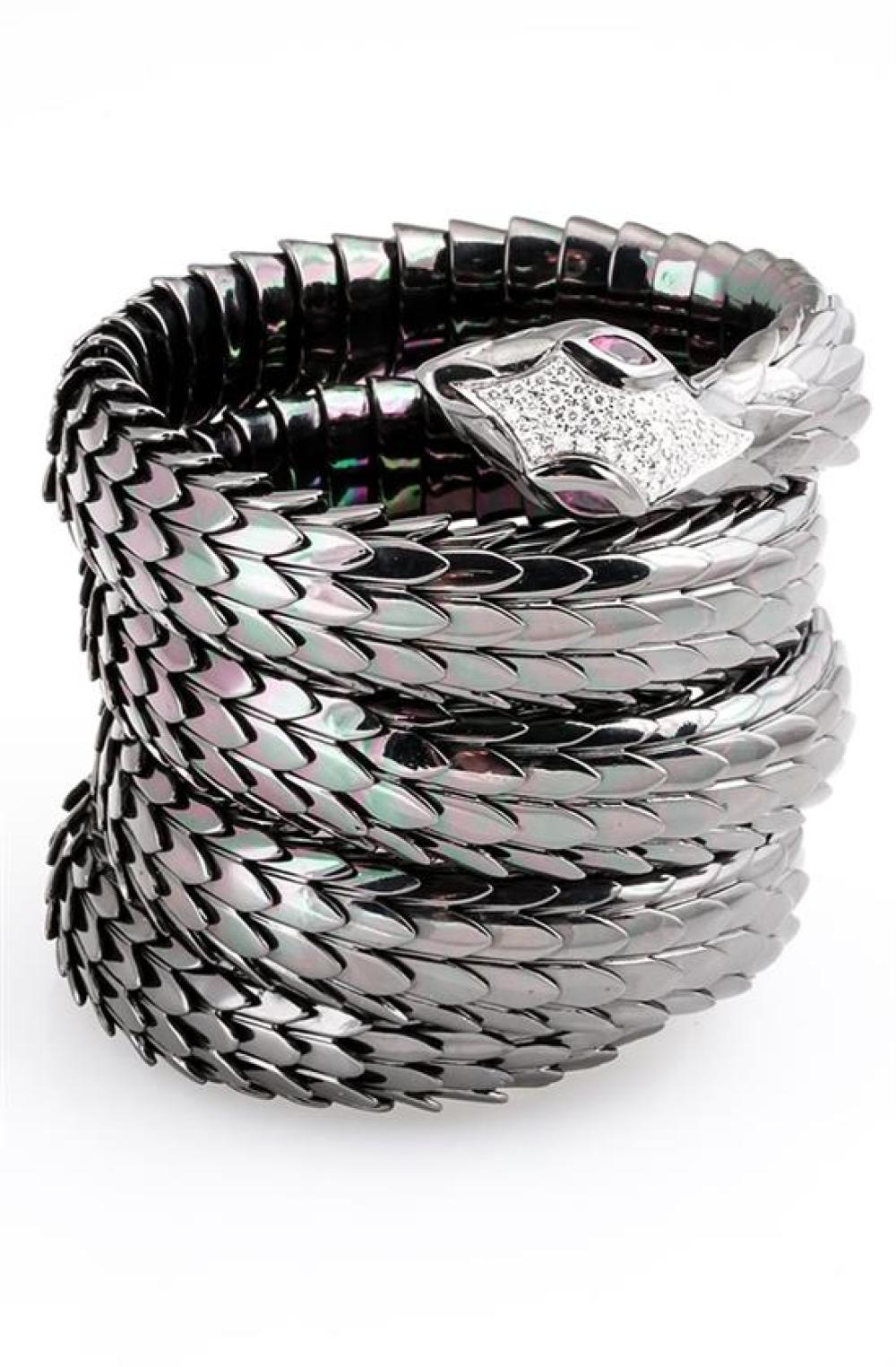 CONTEMPORARY BLACKENED STERLING