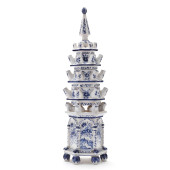 CONTEMPORARY BLUE AND WHITE PO