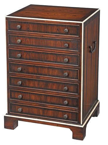 CONTEMPORARY BONE INLAID ROSEWOOD