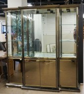 CONTEMPORARY BRASS AND GLASS I