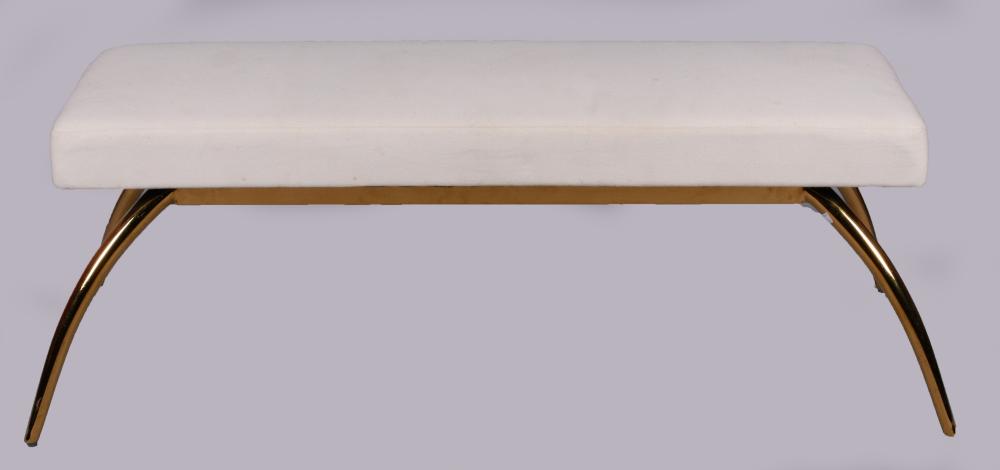 CONTEMPORARY BRASS COATED METAL