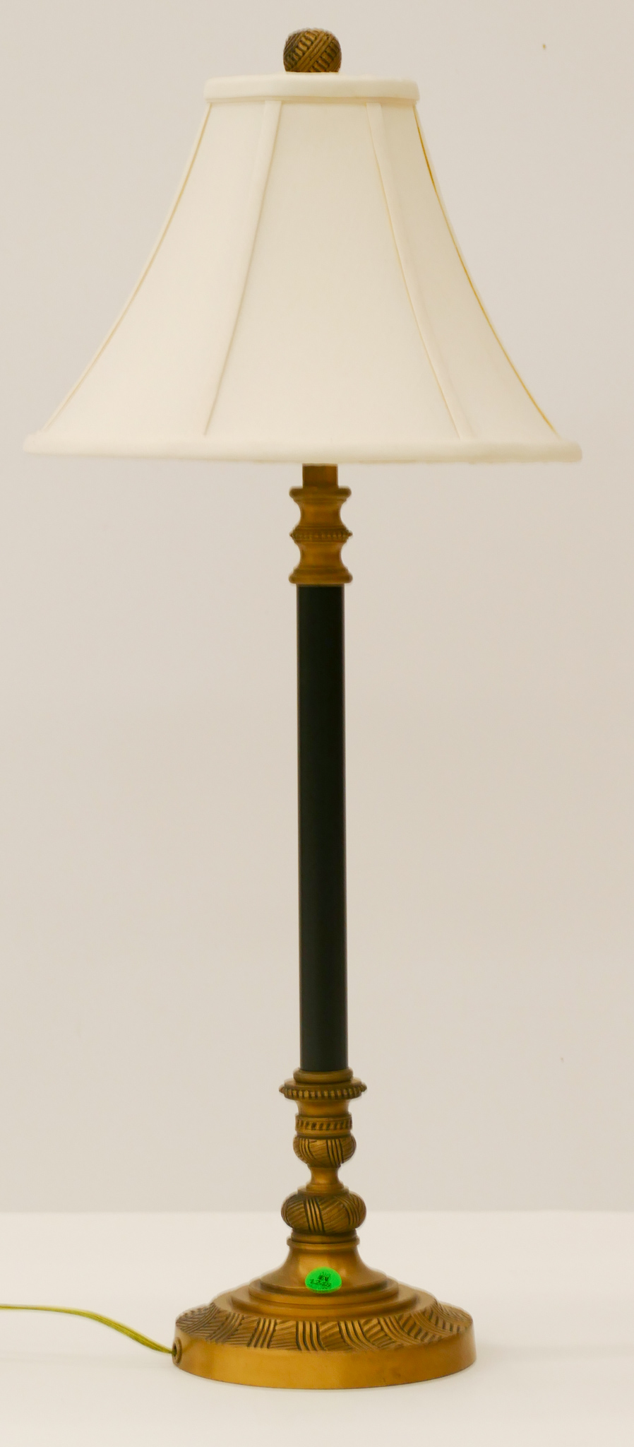 Contemporary Brass Column Table