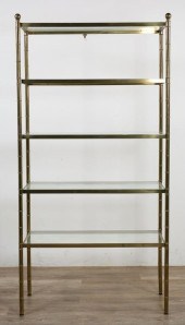 CONTEMPORARY BRASS ETAGERECont