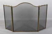 CONTEMPORARY BRASS FIRESCREEN