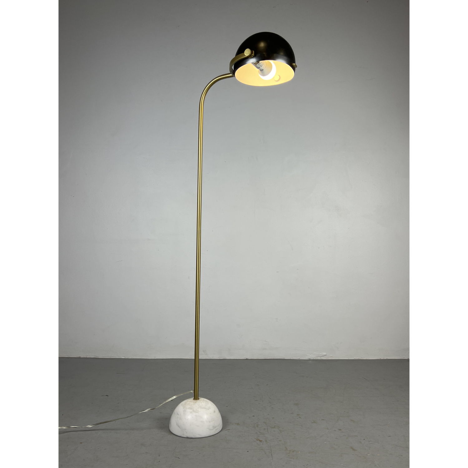 Contemporary Brass Floor Lamp.