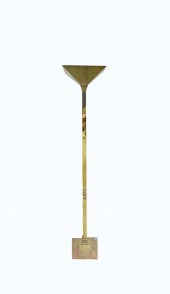 CONTEMPORARY BRASS FLOOR LAMPH