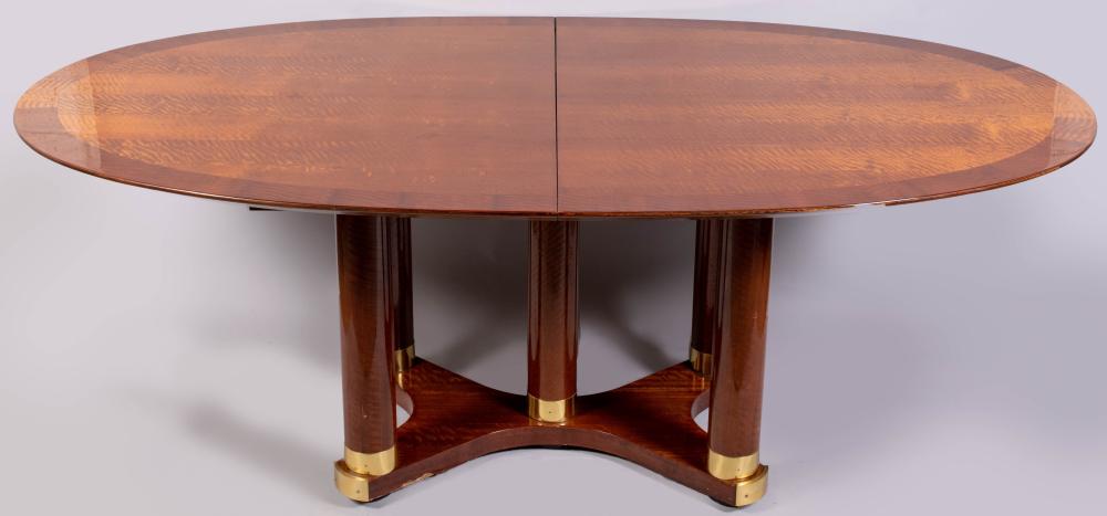 CONTEMPORARY BRASS MOUNTED
