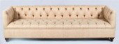 CONTEMPORARY BRASS TACKED UPHO