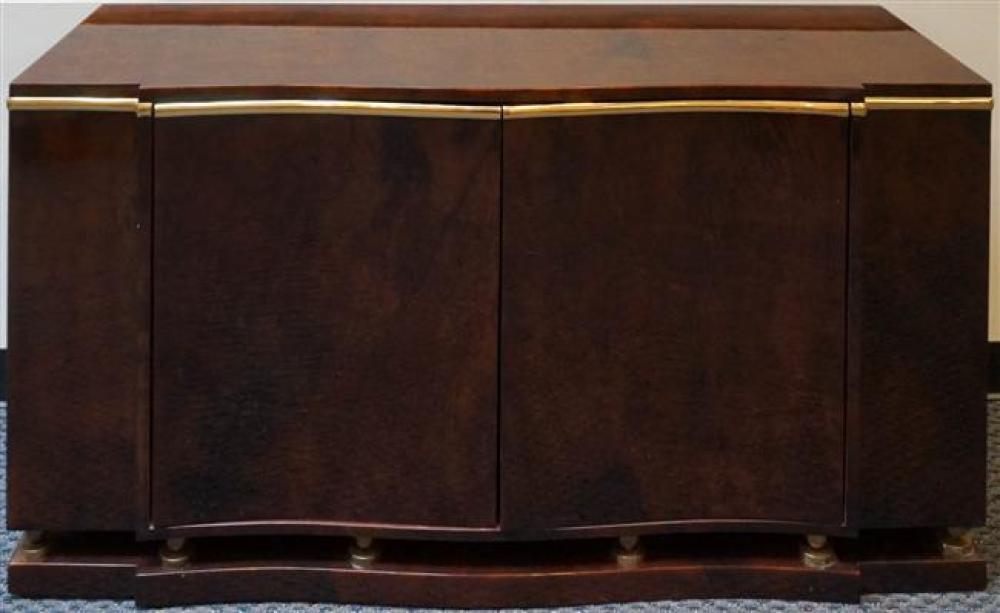 CONTEMPORARY BRASS TONE MOUNTED