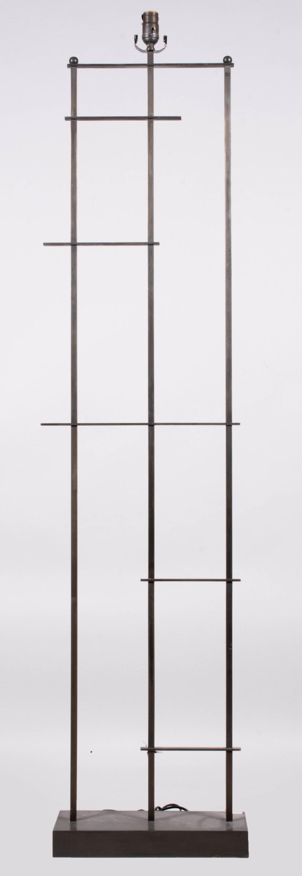 CONTEMPORARY BRONZE PATINATED METAL