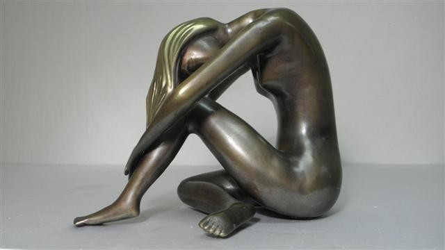 Contemporary bronze sculpture