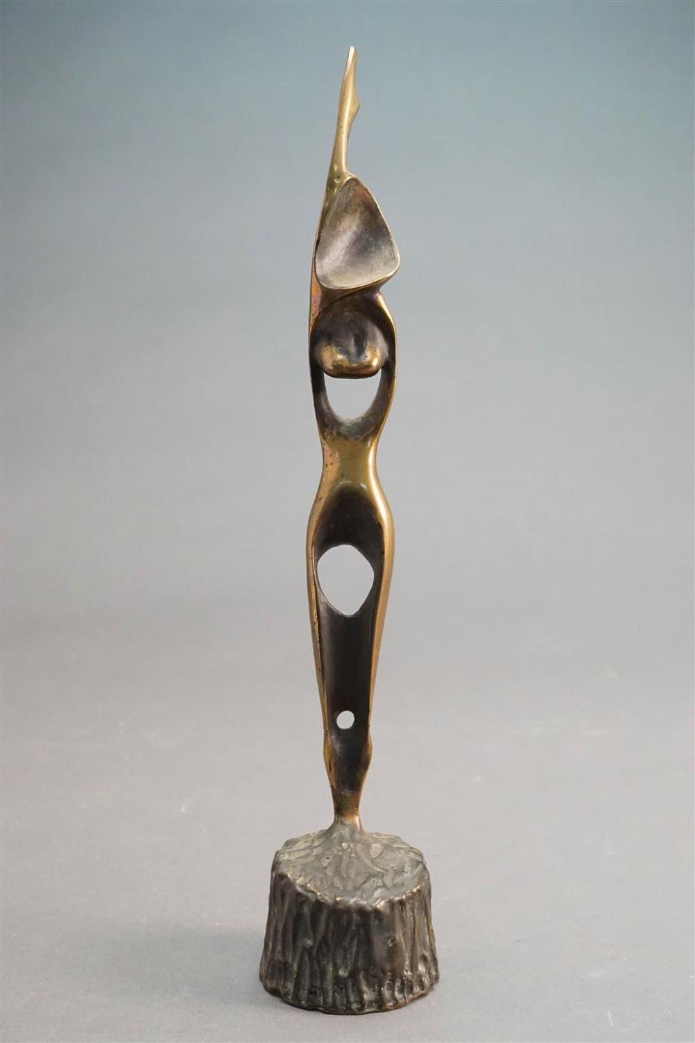 CONTEMPORARY BRONZE SCULPTURE OF