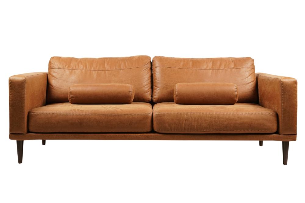CONTEMPORARY BROWN LEATHER