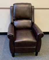 CONTEMPORARY BROWN VINYL UPHOL