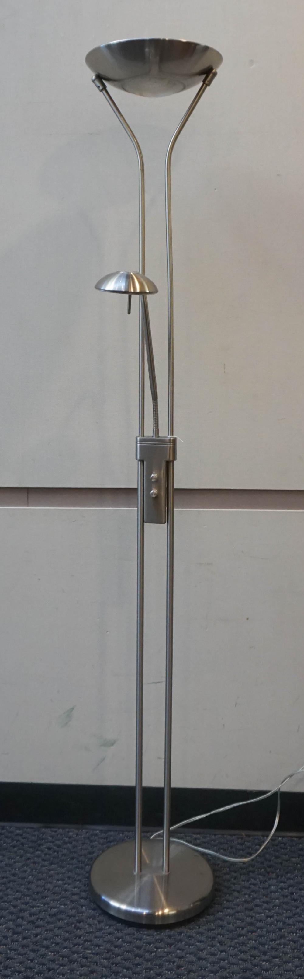 CONTEMPORARY BRUSHED ALUMINUM FLOOR