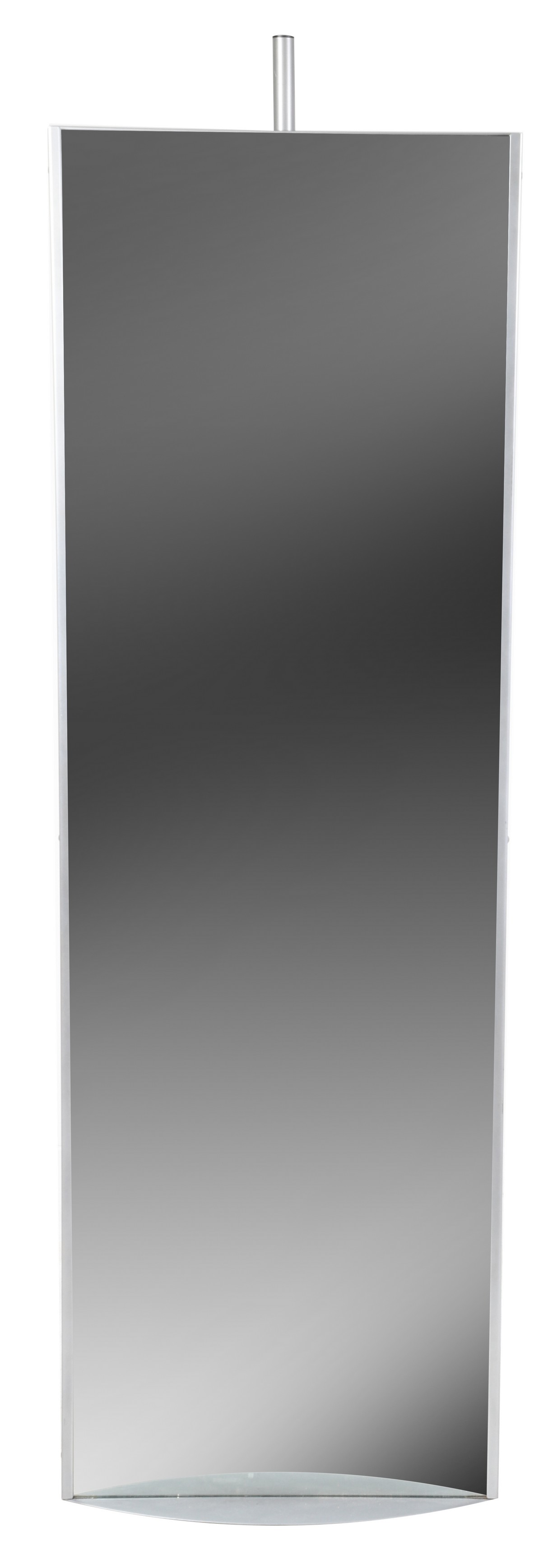 Contemporary brushed chrome