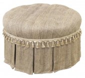 CONTEMPORARY BUTTON-TUFTED SKI