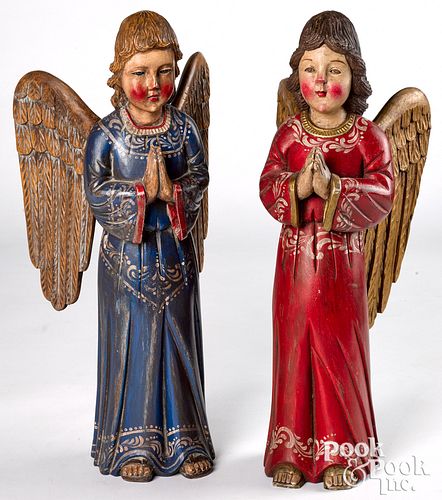 CONTEMPORARY CARVED AND PAINTED