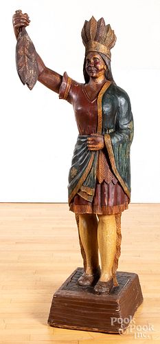 CONTEMPORARY CARVED CIGAR STORE