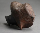CONTEMPORARY CERAMIC FIGURE OF