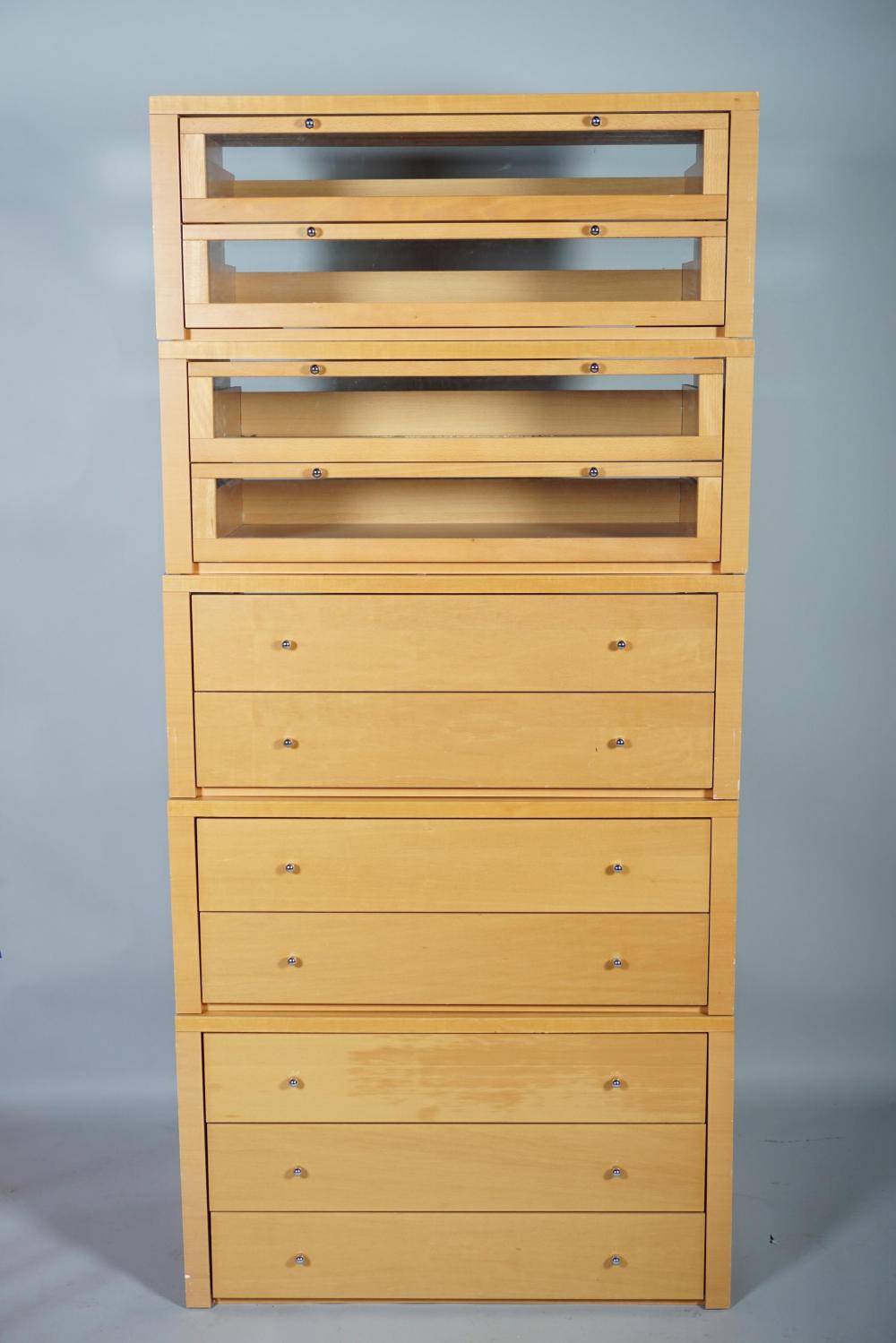 CONTEMPORARY CHERRY STACKABLE