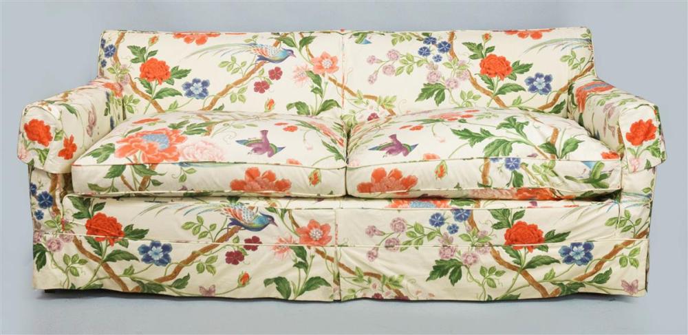 CONTEMPORARY CHINTZ UPHOLSTERED