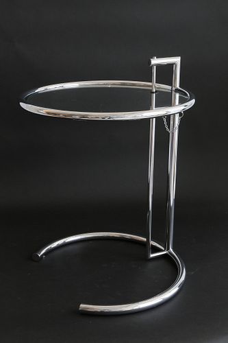 CONTEMPORARY CHROME AND GLASS