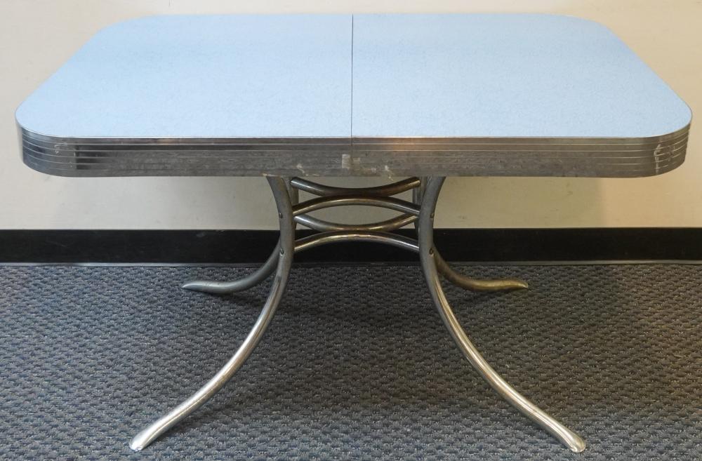 CONTEMPORARY CHROME AND LAMINATE