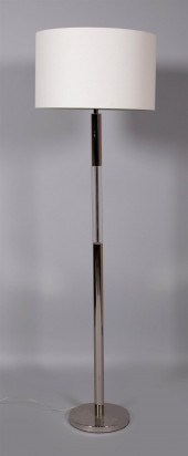 CONTEMPORARY CHROME FLOOR LAMP