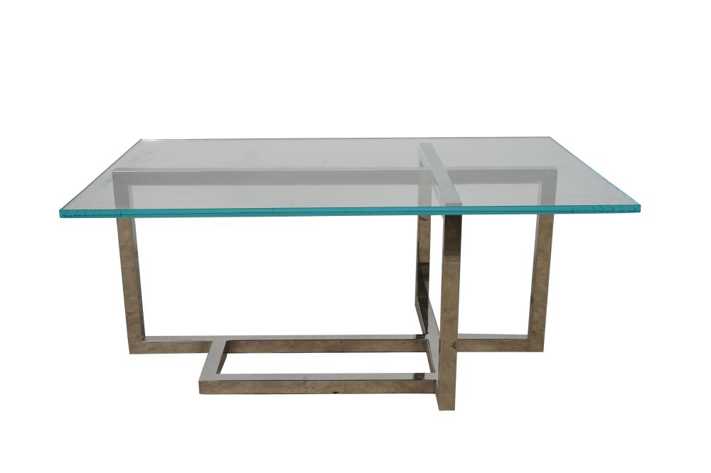 CONTEMPORARY CHROME & GLASS