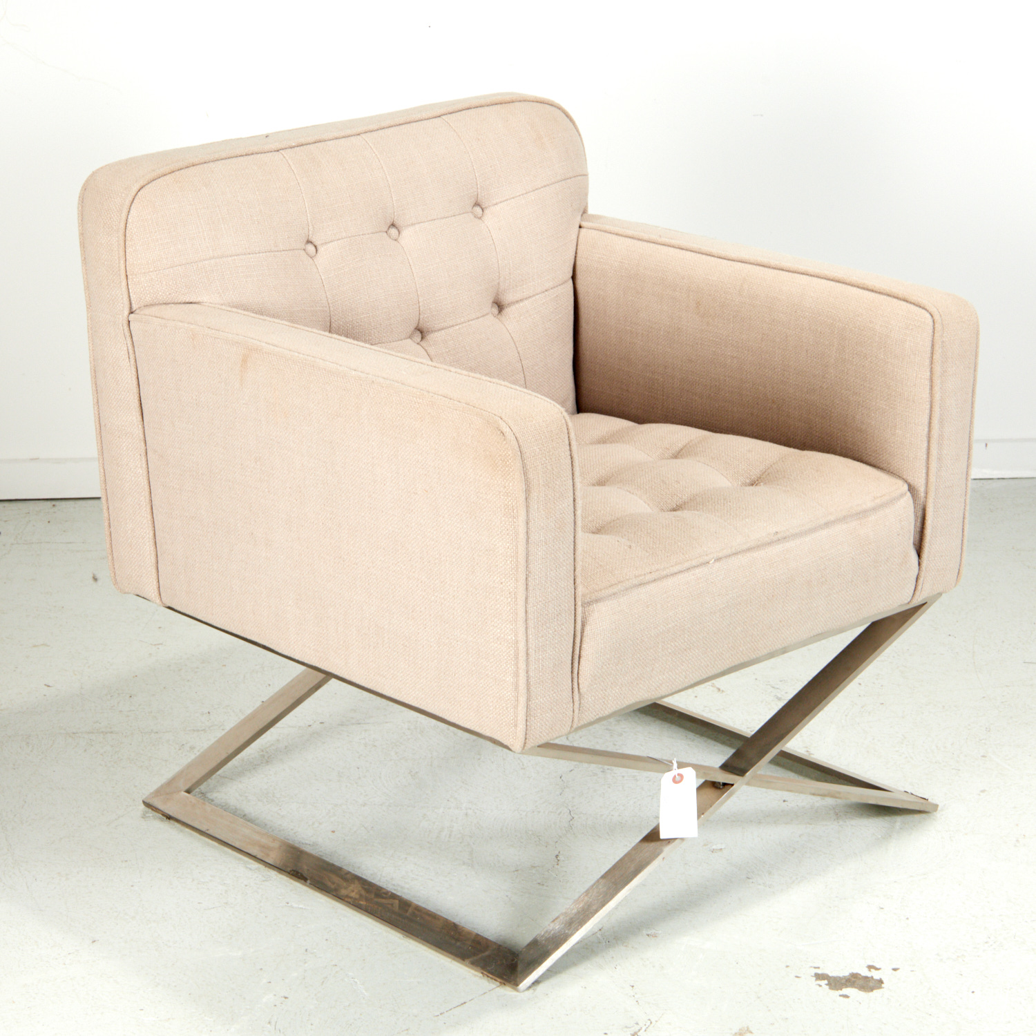 CONTEMPORARY CHROME X-BASE LOUNGE