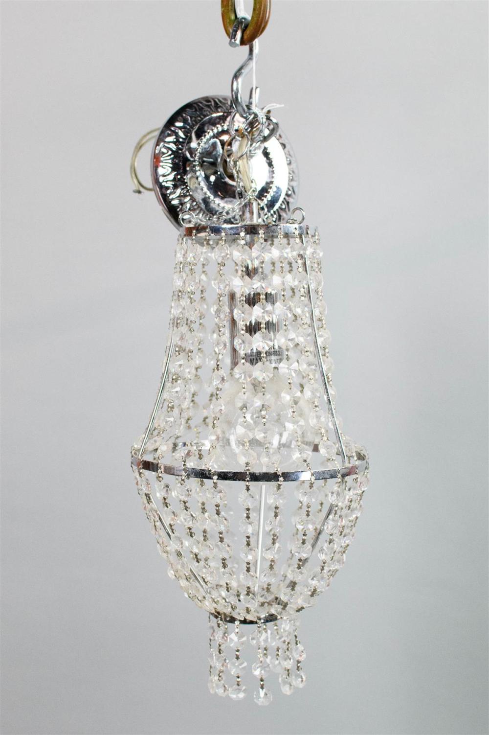 CONTEMPORARY CHROMED AND DROP PRISM