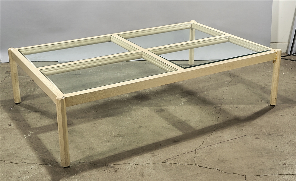 Contemporary coffee table with four
