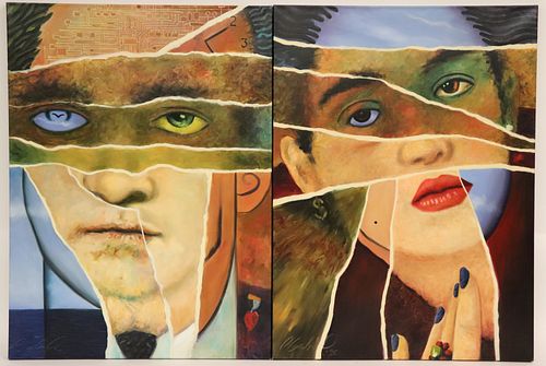 CONTEMPORARY 'COLLAGE' PORTRAIT