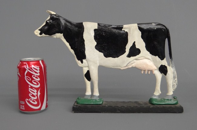 Contemporary cow doorstop. 12'' W 9