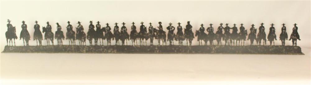 CONTEMPORARY CRAFTED IRON COWBOY