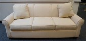 CONTEMPORARY CREAM UPHOLSTERED