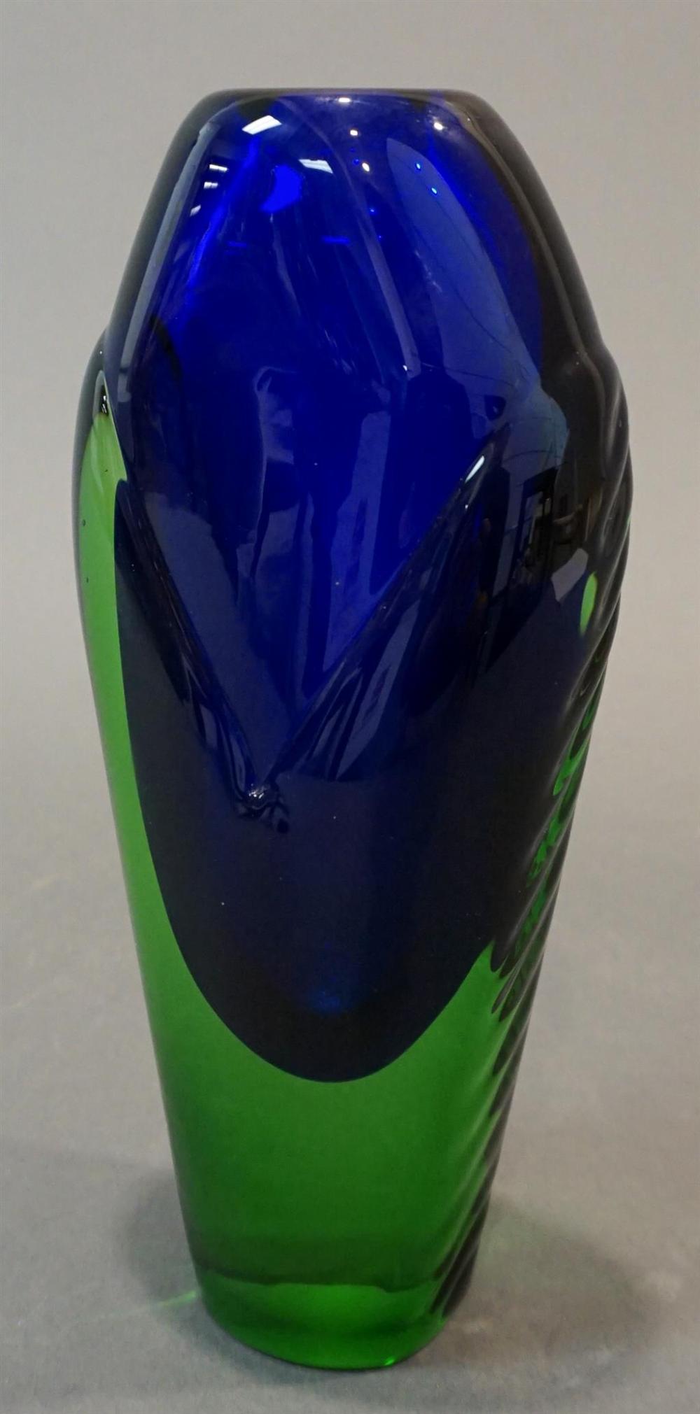 CONTEMPORARY CRYSTAL VASE,