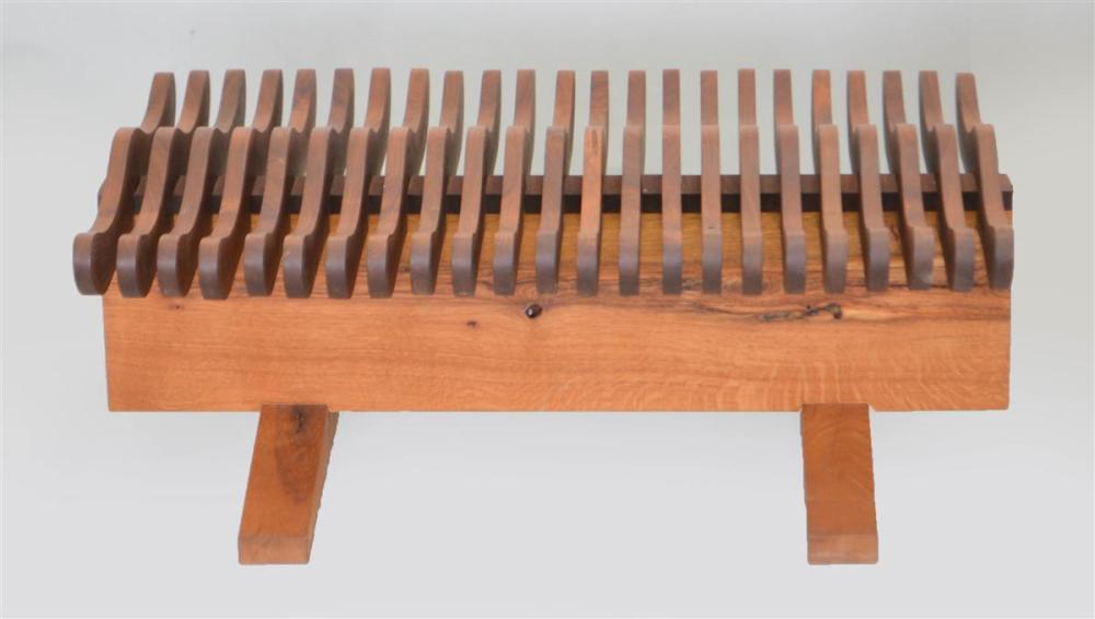 CONTEMPORARY DAVID STINE WALNUT AND