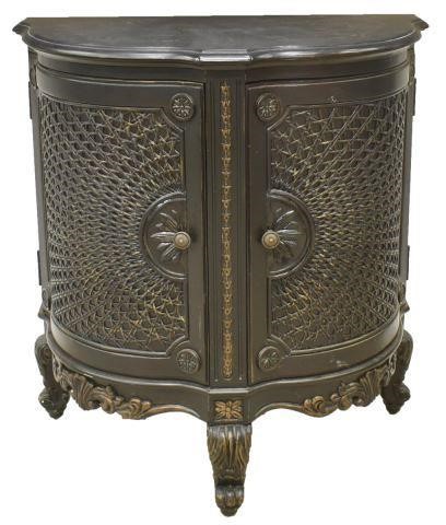 CONTEMPORARY DEMILUNE CONSOLE