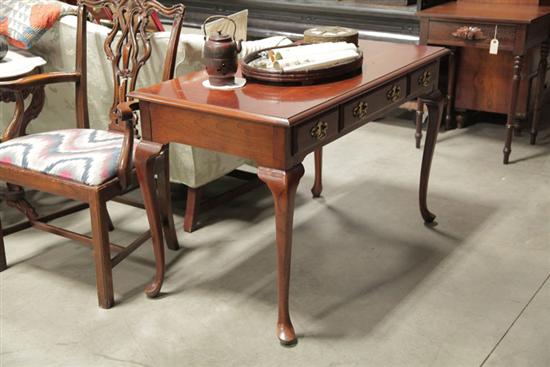CONTEMPORARY DESK. Mahogany