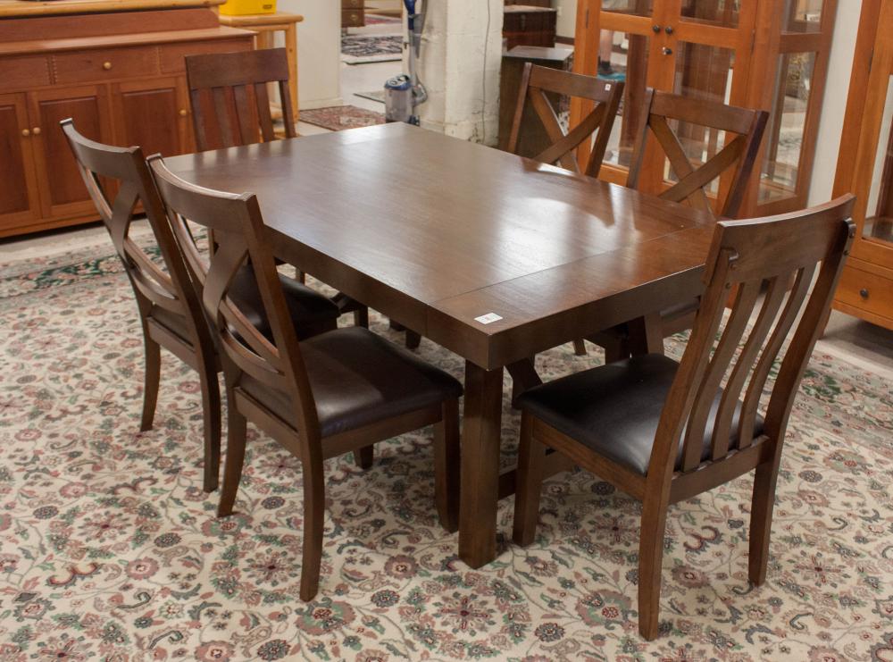 CONTEMPORARY DINING TABLE AND CHAIR