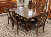 CONTEMPORARY DINING TABLE AND