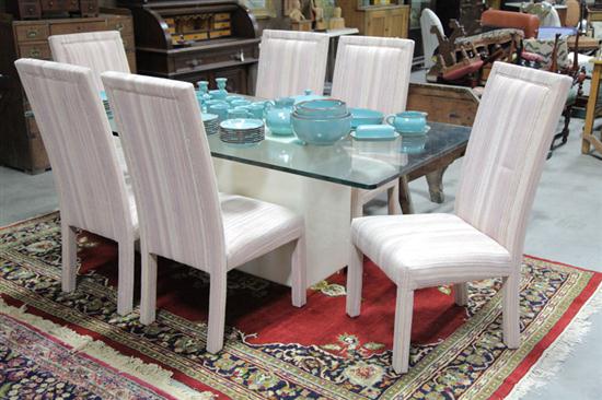 CONTEMPORARY DINING TABLE AND