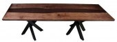 CONTEMPORARY DOUBLE PEDESTAL D