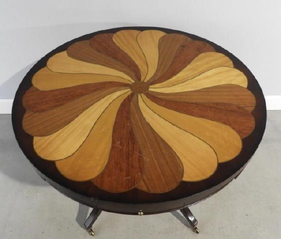 CONTEMPORARY DRUM TABLEA 'specimen'