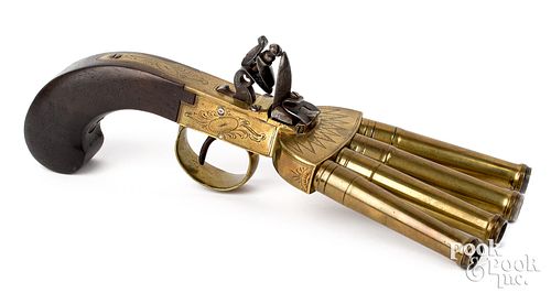 CONTEMPORARY DUCK FOOT FLINTLOCK