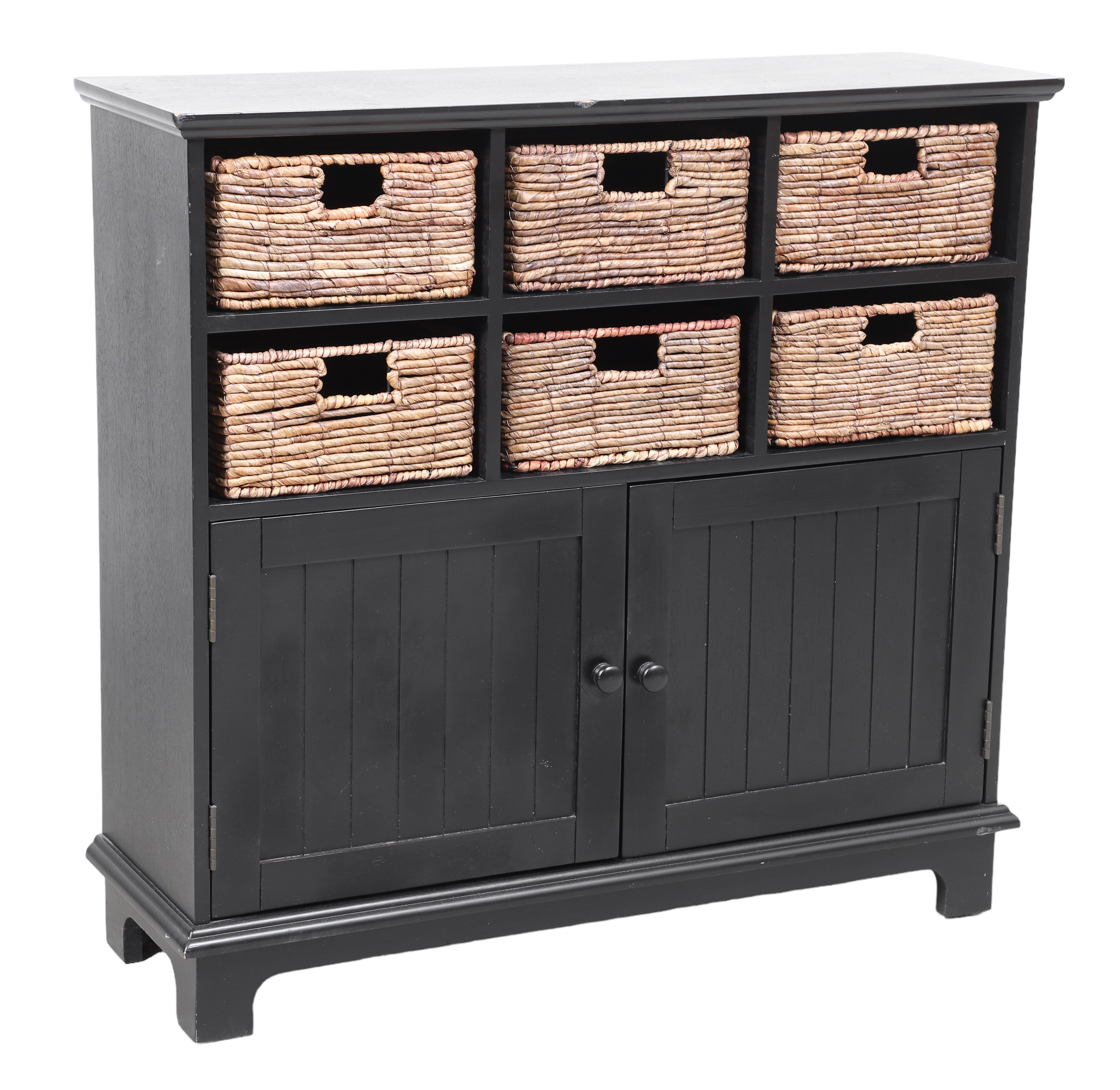 Contemporary ebonized cabinet,